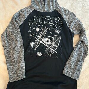 Boys Star Wars Long Sleeve Hooded Shirt